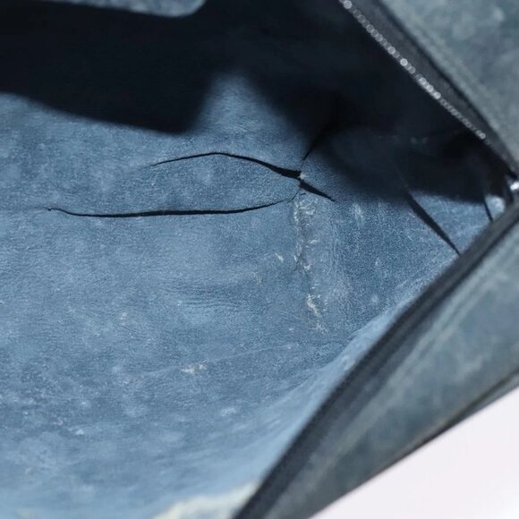 GUCCI GG Supreme Sherry Line Shoulder Bag PVC Navy Gold 119 02 087 Auth 137826 - Picture 11 of 16